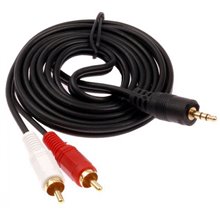 Cable 3,5mm Jack stereo-2RCA 5m