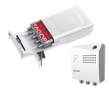 FG AML 410,KIT, ενισχυτής ιστού LTE, UHF 38dB/114dBμV,DC pass,3 φιλτρα αποκοπής,test point, noice 3dB με τροφοδοτικό FA 242