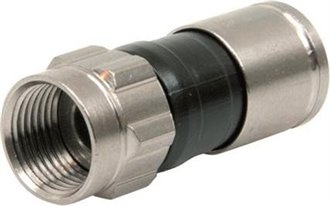 EX 651EX 651 NT Plus, Πρεσσαριστός σύνδεσμος F για καλώδια ΚΟΚΑ F6, 99, 110, 799 με ροδέλα ελατηρίου