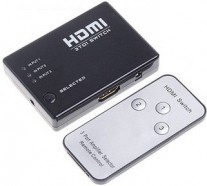 HDMI επιλογέας 3εισόδων 1εξόδου με τηλεχειριστήριο