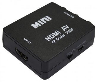 Μετατροπέας HDMI to AV (TV) Black
