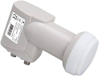 TRIAX THQT 002 Univ. Quattro LNB H Gain, RAL 7035
