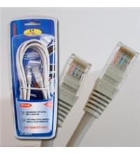 Καλώδιο UTP, T patch cord 2,5m, blister