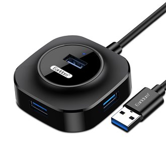 USB hub Earldom HUB06, USB 2.0, 4 θύρες, Μαυρο USB hub Earldom HUB06, USB 2.0, 4 θύρες, Μαυρο