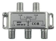 DM 04D, Διακλαδωτής 1 προς 4, 5-1300MHz, για Docsis 3.1, 6,6-7,1 dB loss