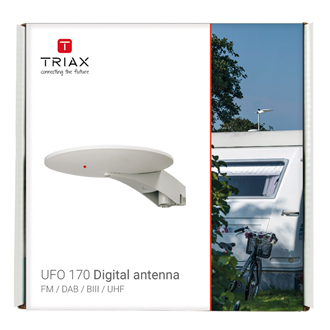 TRIAX UFO 170 Digital κεραία LTE 5-24V,gain VHF 20dB,UHF 27dB,horizontal 360o,vertical 90o
