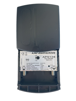 APS 128, προενισχυτής ιστού ,1xUHF, 28dB 110dBμV, LTE 700, 12-24V DC, χωρίς τροφοδοτικό