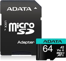 MICRO SD HC 64GB with Adapter